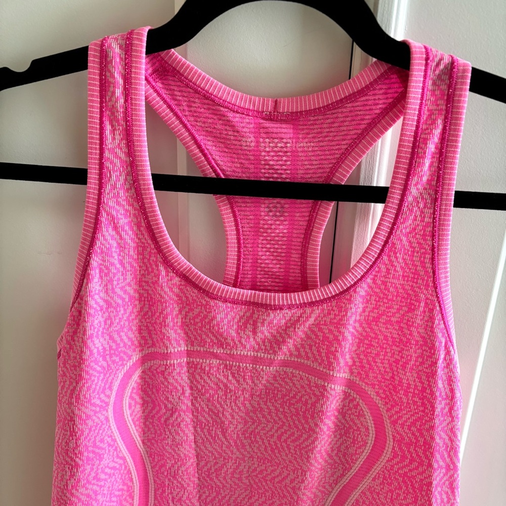 Lululemon Swiftly Tech Racerback Heathered Raspberry - Picture 5 of 6